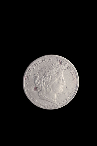 Moneda Perú 20 Centavos 1926