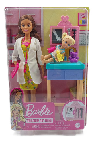 Barbie - Tu Puedes Ser - Pediatra (barbie Castaña)