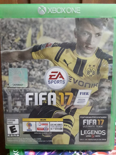 Fifa 17 - Fisico - Usado - Xbox One