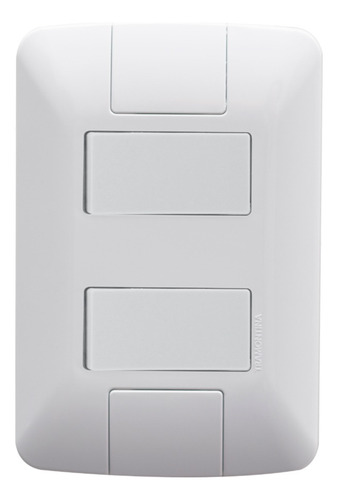 Interruptor Duplo Three Way 4x2 - Tramontina Aria Branco