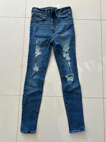 Skinny Jeans Rotos Abercrombie & Fitch Mujer 25/0