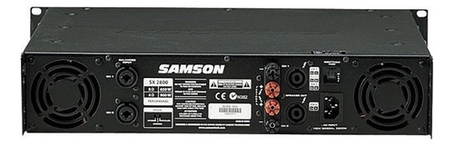 Potencia Samson H 900+900/4, 700+700/8, 1400+1400/2 Cuo Color Negro Potencia de salida RMS 1400 W