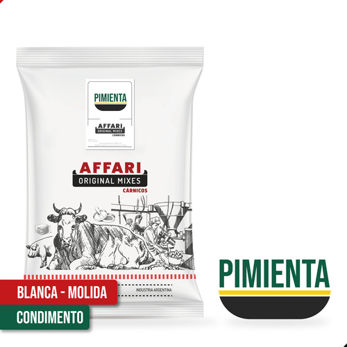 Pimienta Blanca Molida Extra X 5kg Affari