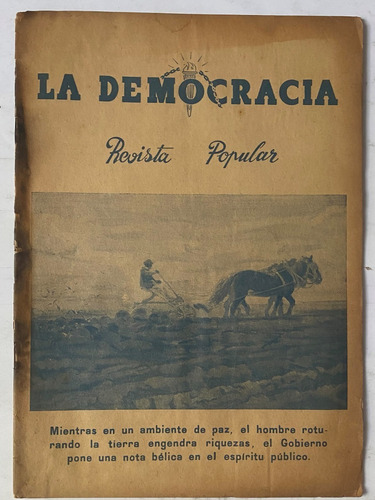 La Democracia, Revista Popular, Nº 18 1945, 28 Pág, Ez3