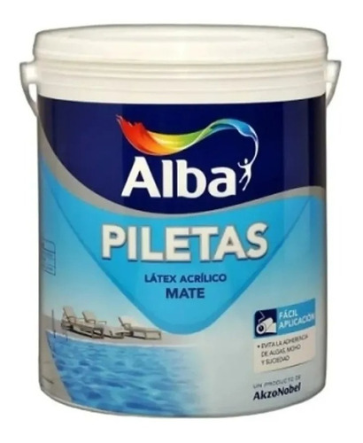 Pintura Para Piletas Alba Acrilica  X4 Pintu Don Luis Mdp