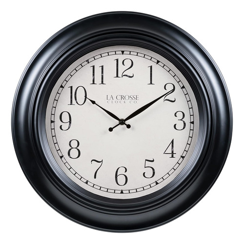 La Crosse Clock 404-3846a - Reloj De Pared Analógico De Cuar