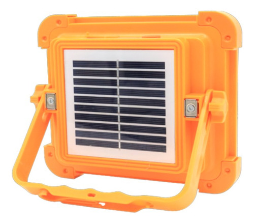 Lampara Reflector Solar Led Portatil 500w Opalux Emergencia