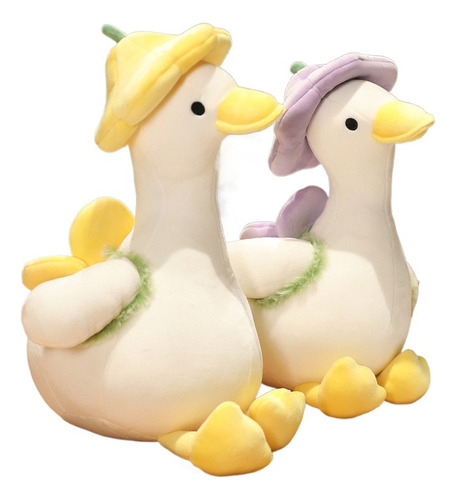 Muñeca Pato Kawaii 35cm, Juguete Peluche De Simulación 2pcs