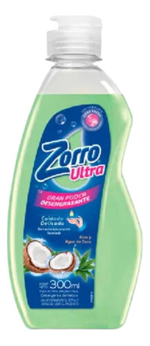 Detergente Lavavajilla Aloe Vera Con Glicerina 500 Ml Zorro