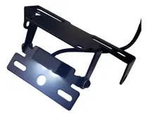 Comprar Porta Patente Rebatible Universal Moto Luz De Patente - Xp