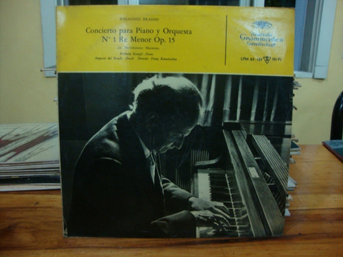 Vinilo Wilhelm Kempff Brahms Concierto Piano Dresde Cl2