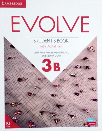 Evolve 3b - Student´s Book With Digital Pack - 1st Ed, De Hendra, Leslie Anne., Vol. 1. Editorial Cambridge University, Capa Mole, Edição 1 Em Inglês, 2022