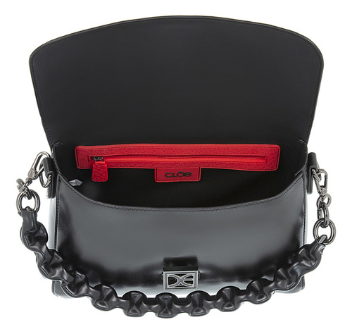 Bolsa Crossbody Cloe Llidela Grande Color Negro