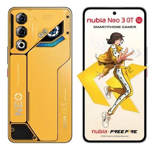 Celular Nubia Neo 3GT 5G, Camara Dual 50 MPX + IA, RAM 8 GB + 12