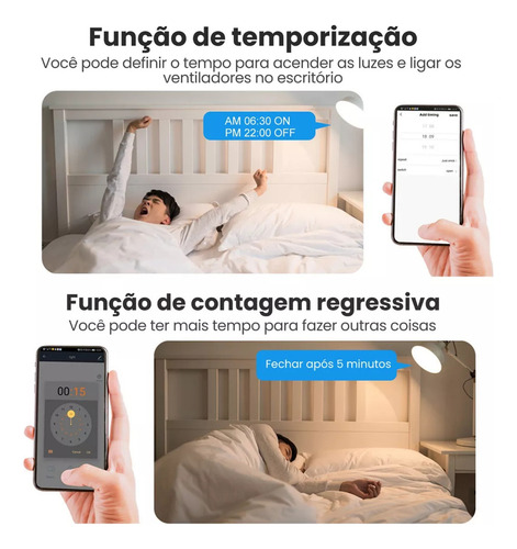 5 Mini Interruptores Wifi Inteligentes Para Automatización D