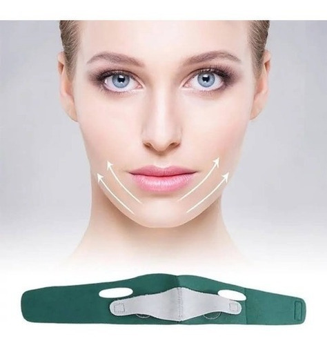 Pack X2 Faja Mentonera Papada Modelado Facial Mejillas