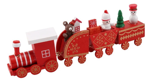 Tren Trencito Madera Decoración Navideña Navidad Adorno