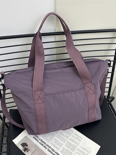 Bolso De Lona De Gran Capacidad Para Mujer En Ocho Colores
