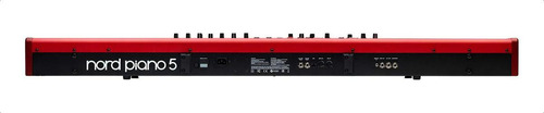 Teclado Clavia Nord Piano 5 De 88 Notas Abegoaudio Color Rojo