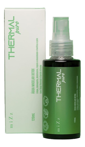 Thermal Pure Mizz Água Micelar Detox 120ml Momento de aplicação Dia/Noite Tipo de pele Todo tipo de pele