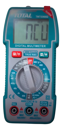Tester Multimetro Digital Profesional Industrial 600v 4000c