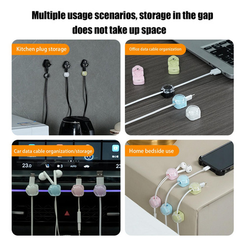 Clips Magnéticos Para Cables Organizador De Cables Magnético