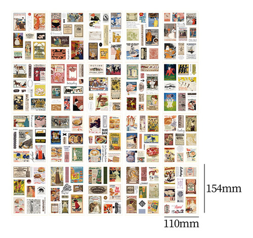 20 Peças Adesivos Planejador Scrapbooking Adesivos Revista