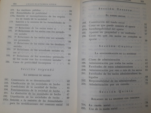 Manual De Derecho Comercial. Tomo Ii Julio Olavarría (Usado)