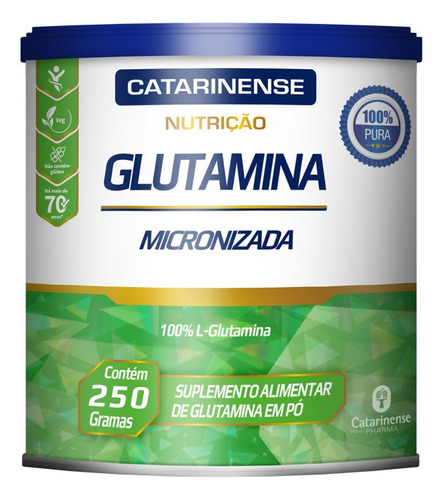 Kit 3 Glutamina Micronizada Catarinense Com 250g