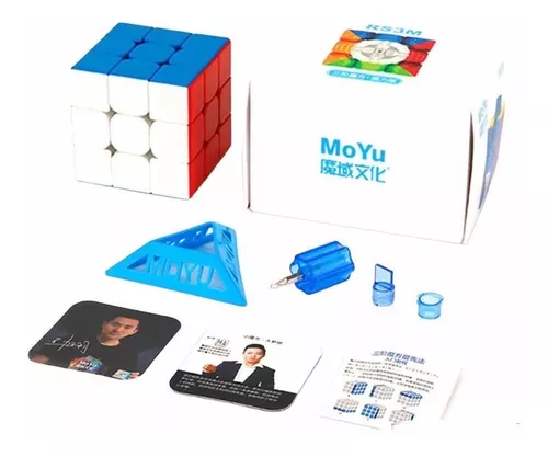 Cubo Mágico 3x3x3 MoYu RS3M Magnético 2020 - Stickerless - Cubo ao