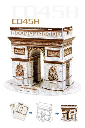 Puzzle 3d - Arco Do Triunfo Paris