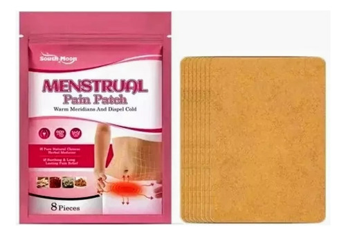80 Parches Térmicos Para Cólicos Menstruales Alivia El Dolor