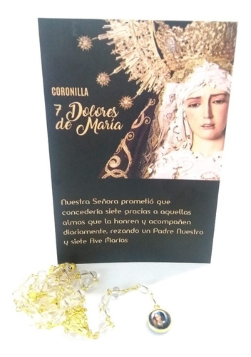 Coronilla Señora De Los Dolores (rosario Y Guia)