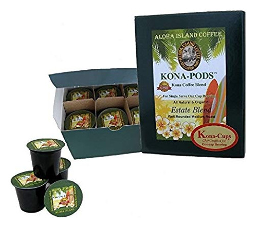 Tazas De Un Solo Servicio De Kona Hawaiian Coffee Usar ...