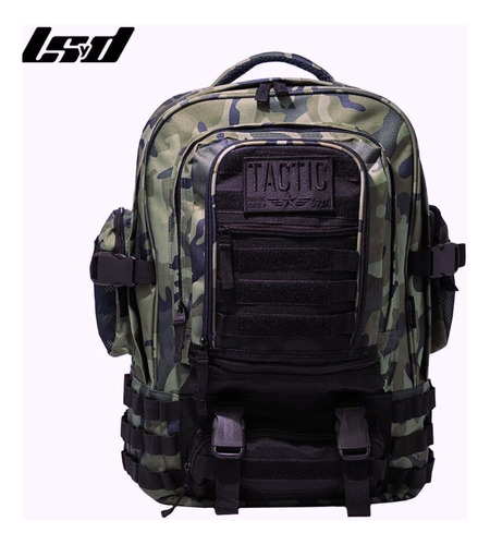 Mochila Tactic Lysd Militar Camuflada Molle Camping Escolar