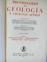 Comprar Libro Diccionario De Geología Y Ciencias Afines 1 186s7