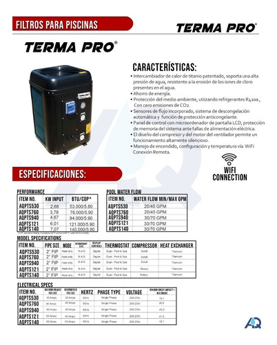 Imagen 10 de 10 de Calentadores Eléctricos Piscinas Jacuzzis Servicios