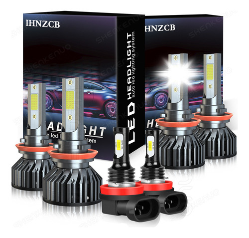 Faros Led For Coches, Foco Super Brillante H11 30000lm