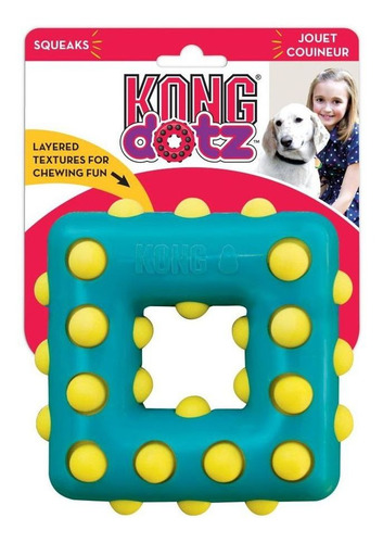 Kong Dotz Square Large - Juguete Para Perros