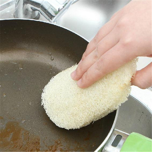 Cepillo De Fibra Superfina Q Natural Loofah Luffa Loofa Para