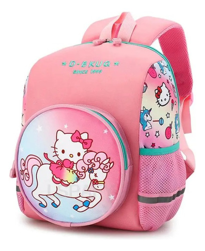 Mochila Infantil Escolar Unicornio Hello Kitty Wishop