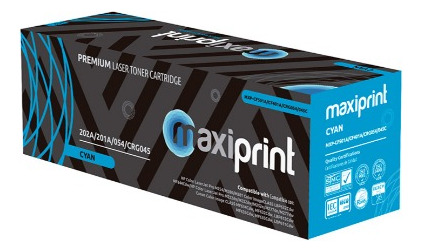 Toner Maxiprint  Hp Cf401a Cf501a Canon Crg045 Crg054 Cian