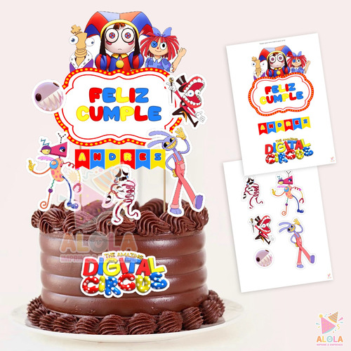 Kit Imprimible The Amazing Digital Circus Personalizado