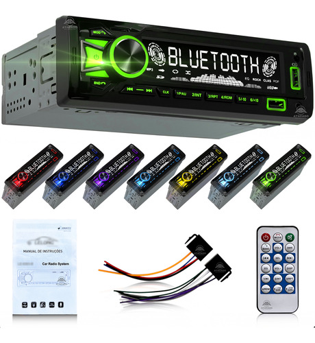 Radio Automotivo Bluetooth Usb Pendrive App Control Moderno