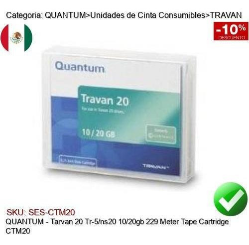 Imagen 1 de 1 de Tarvan 20 Tr-5/ns20 10/20gb 229mts Cinta Respaldo Ctm20