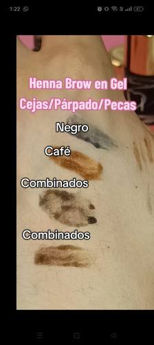 Henna Cejas/párpados/pecas + Henna Lips Labios Reborn House