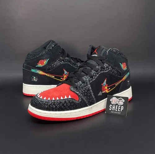 Tênis Nike Air Jordan 1 Mid Se (gs) Siempre Familia | MercadoLivre