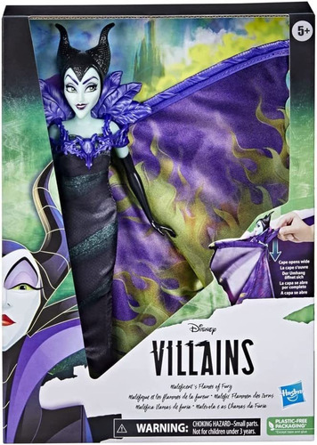 Boneca Disney Villains Malevola Chamas Da Fúria Hasbro F4993