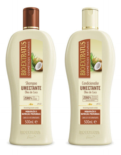 Imagem 2 de 4 de Condicionador Bio Extratus Umectante De Coco + Shamp + Creme
