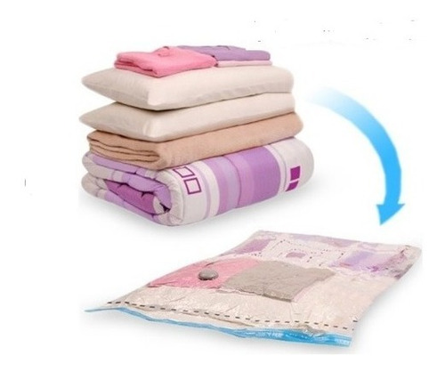 Imagen 1 de 4 de 3 Bolsas Al Vacío 50 X 60 Cm Para Almacenar Ropa